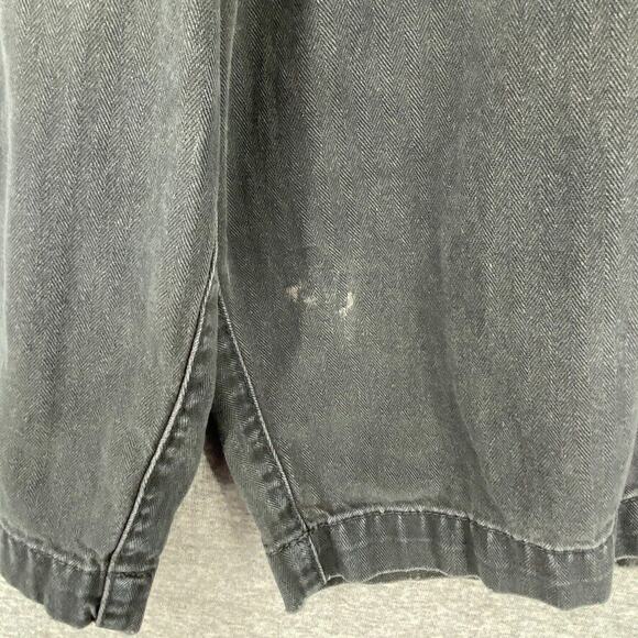 Chaps Shorts Mens 34 Black Cargo Pockets 9" Inseam Utility Cotton Workwear - Picture 10 of 10